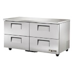 True TUC-60D-4-HC - Undercounter Refrigerator, (4) drawers